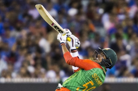 There'll be no more upper cut shots from Soumya Sarkar after MS Dhoni's cupped hands cut short the Bangladeshi batsman's innings.