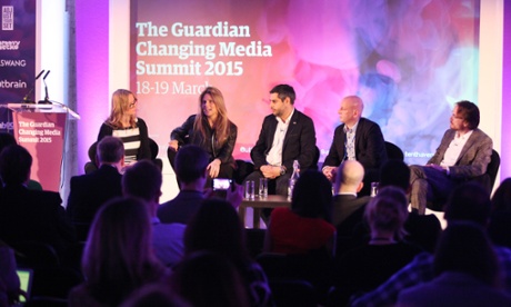 The retail panel at the Guardian Changing Media Summit 2015