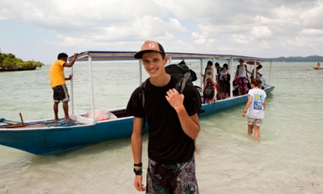 Volunteer arriving, Indonesia