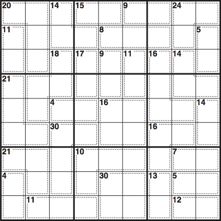 killer sudoku 101 puzzles killer sudoku 101 puzzles