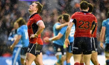 Dejection for Scotland after their Six Nations defeat to Italy at Murrayfield.