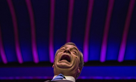 Nigel Farage … 'puffed-up, little saloon-bar bore'.