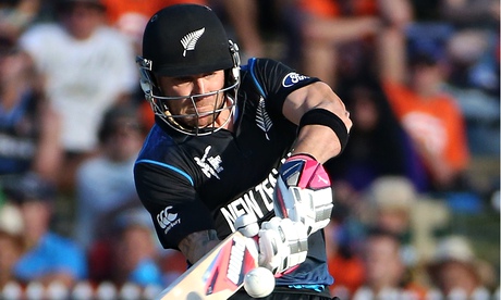 Brendon McCullum in action for New Zealand