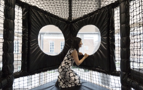 Chetwynd in her creation.