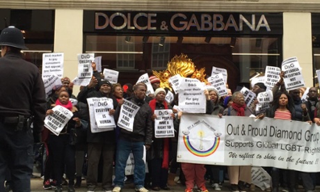 Dolce and Gabbana store in central London