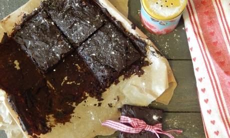 Dark chocolate and ginger brownies