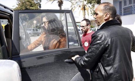 Spanish tourists Cristina Rubio and Juan Carlos Sanchez were inside the museum when gunmen opened fire