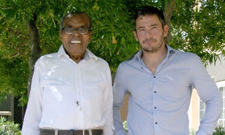 Bernando LaPallo, 113, with Giles Coren, 45, in Eat To Live Forever.