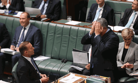 Joe Hockey gets exasperated
