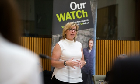 Australian of the Year Rosie Batty speaking to MPs.