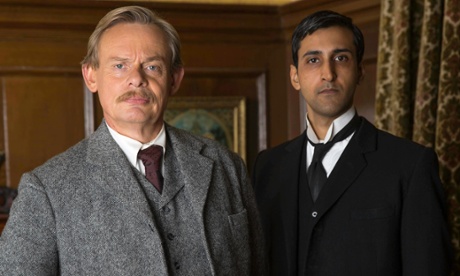 Athur and George: Martin Clunes as Arthur and Arsher Ali as George.