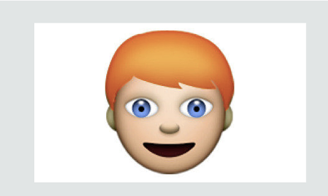 What a redhead emoji could look like.