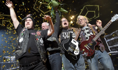 Punk band Pertti Kurikan Nimipäivät, Finland 2015 Eurovision song contest.