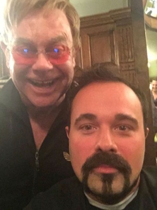 Sir Elton John shaves Evgeny Lebedev’s beard:  this Van Dyck is no work of art