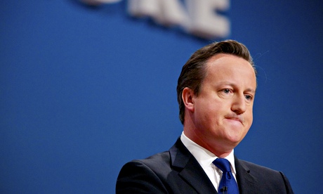 David Cameron during the 2014 Conservative party conference in Birmingham.