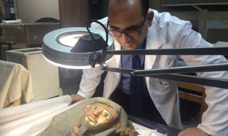 Saied Abdel Hamid Hassan, head of conservation at the Egyptian Museum