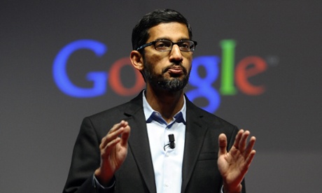 Sundar Pichai at the Mobile World Congress