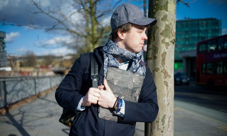 Archie Bland wearing men's accessories