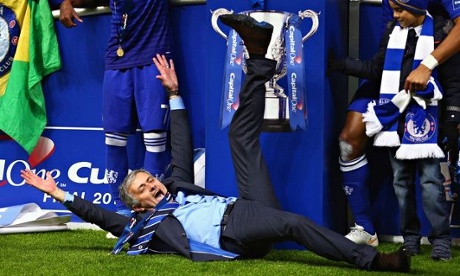After Chelsea's Capital Cup final win, José Mourinho said: 'I need to feed myself with titles'