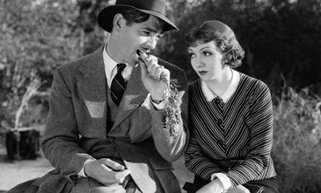 Claudette Colbert and Clark Gable in Frank Capra's  It Happened One Night