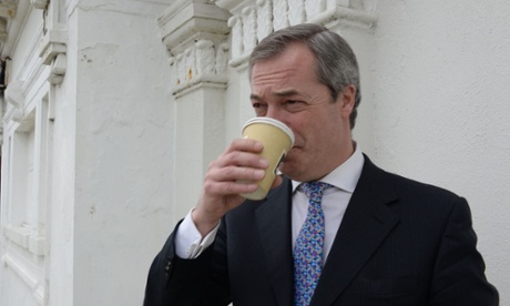 Nigel Farage at Ukip’s spring conference. The poll data contradicts the assumption that he has no appeal for younger voters. 