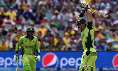 Misbah has a look (SAEED KHAN/AFP/Getty Images)