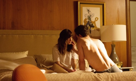 Jamie Dornan and Dakota Johnson in Fifty Shades of Grey.