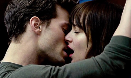 The ties that bind: with Dakota Johnson in Fifty Shades of Grey.