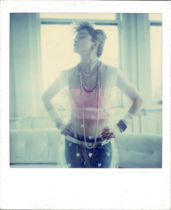 Madonna getting ready in 1984