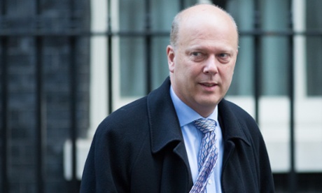 Justice secretary Chris Grayling
