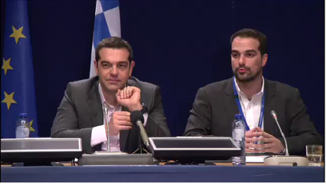Alexis Tsipras at the Brussels summit