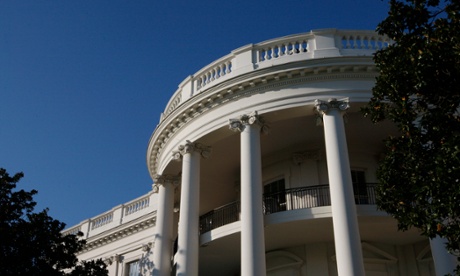 white house exterior building