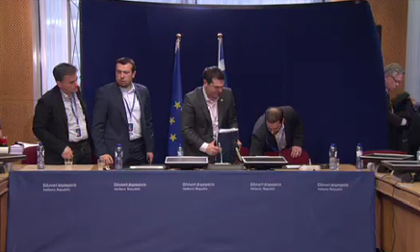Tsipras press conference ends