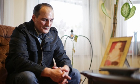 Jose Garcia, above, and John Vergara, said they did not tell lawyers about his experience at Homan because they were ‘afraid of police and concerned for the safety of their families’.