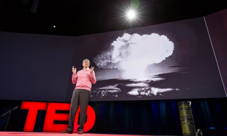 Bill Gates speaks at TED2015 in Vancouver.