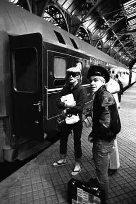 David Bowie and Iggy Pop on their European adventure in 1976.