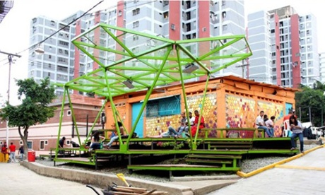 One of the ‘spaces of peace’ neighbourhood transformation projects in Caracas.