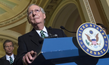 Senate Majority Leader Mitch McConnell.