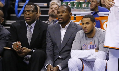 The Oklahoma City Thunder's Kevin Durant will most likely be on the sidelines for the rest of the season.