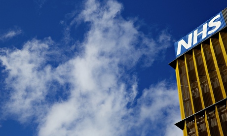 An NHS sign in Manchester