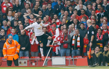 Mata celebrates.