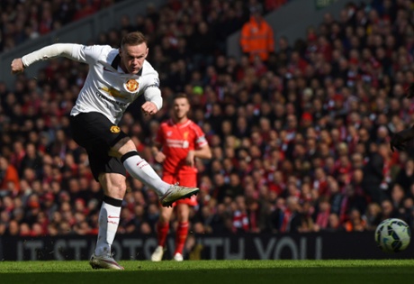 Wayne Rooney has al shot.