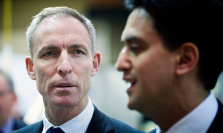 Jim Murphy, the leader of Scottish Labour, with Ed Miliband, the Labour leader.