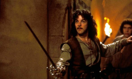 Mandy Patinkin with André the Giant in The Princess Bride.