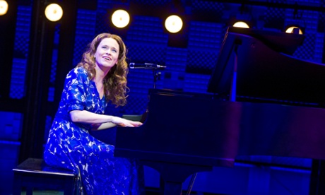 Katie Brayben plays Carole King in Beautiful: The Carole King Musical.
