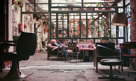 Szimpla kert in Budapest.