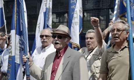 Greeks protest over second world war reparations