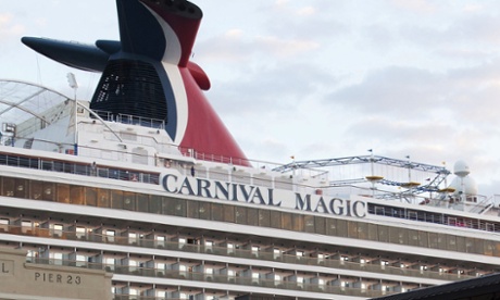 Carnival shares slip