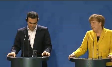 Merkel and Tsipras