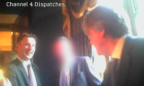 Jeremy Hunt and Alexander Temerko